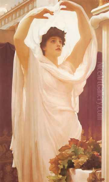 Invocation Oil Painting by Lord Frederick Leighton