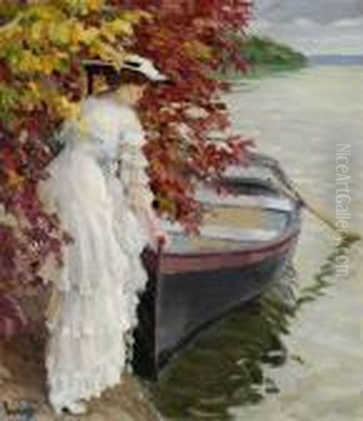 Heimfahrt Oil Painting by Edward Alfred Cucuel