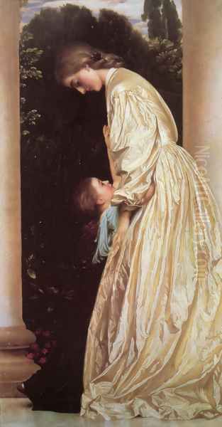 Sisters Oil Painting by Lord Frederick Leighton