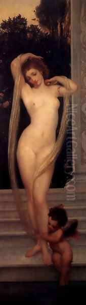 A Bather I Oil Painting by Lord Frederick Leighton