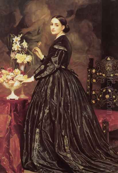 Mrs James Guthrie Oil Painting by Lord Frederick Leighton