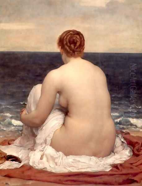 Psamathe Oil Painting by Lord Frederick Leighton