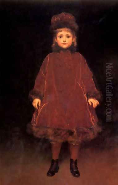 Portrait Oil Painting by Lord Frederick Leighton