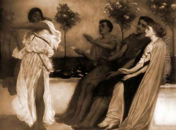 The Dancers Oil Painting by Lord Frederick Leighton