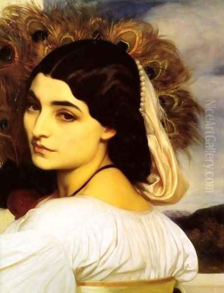 Pavonia 2 Oil Painting by Lord Frederick Leighton