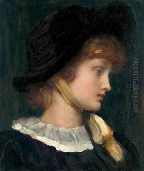 Letty Oil Painting by Lord Frederick Leighton