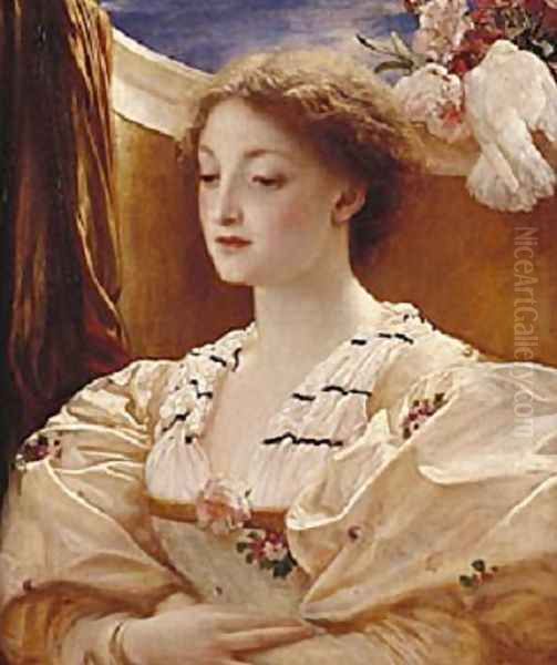 Bianca Oil Painting by Lord Frederick Leighton