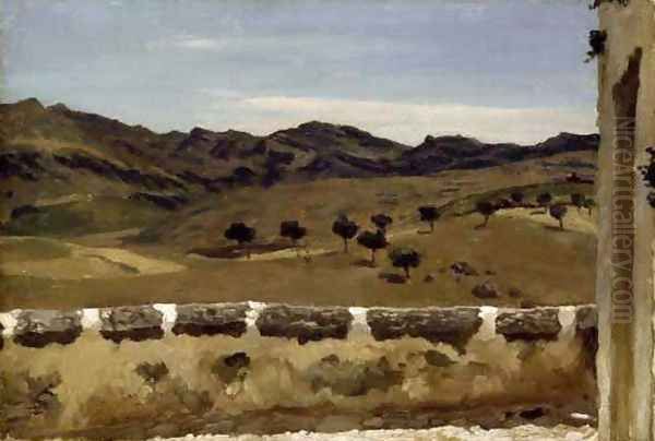 A View in Spain Oil Painting by Lord Frederick Leighton