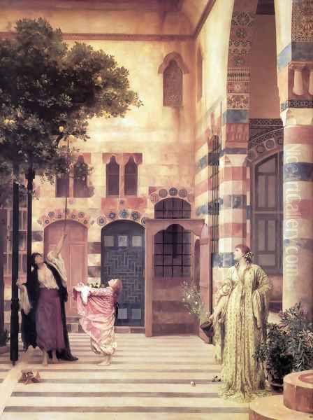 Old Damascus, Jew's Quarter Oil Painting by Lord Frederick Leighton