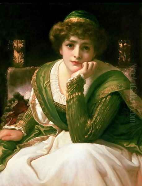 Desdemona Oil Painting by Lord Frederick Leighton