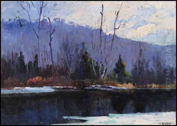 The Cache River, November Oil Painting by Maurice Galbraith Cullen