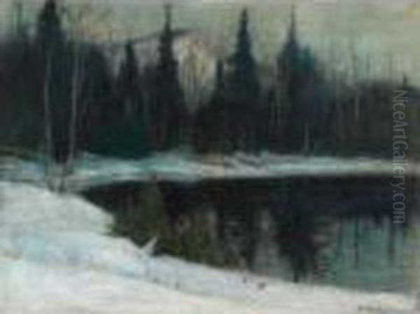 The North River Oil Painting by Maurice Galbraith Cullen