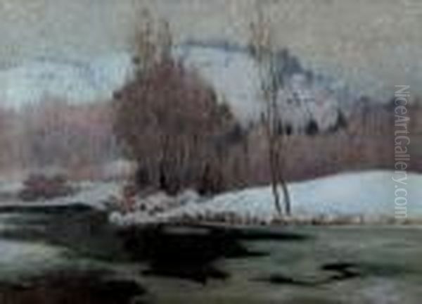 The North River Oil Painting by Maurice Galbraith Cullen