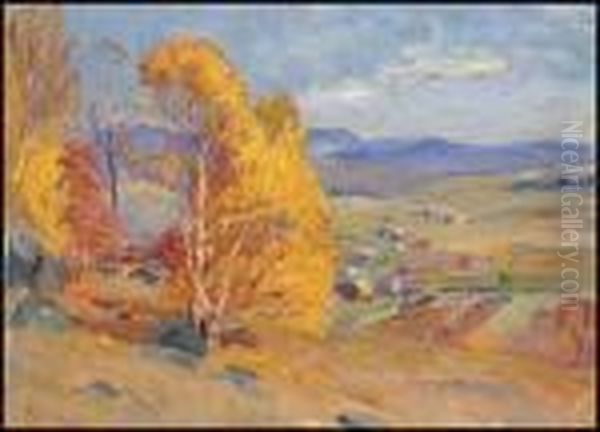 Autumn, Charlevoix, P.q. Oil Painting by Maurice Galbraith Cullen