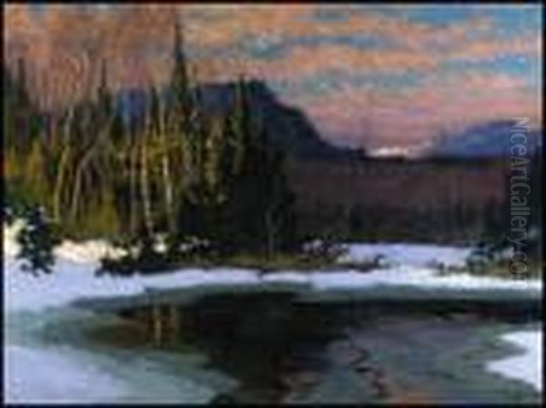 Riviere Du Diable Pres Du Mont-tremblant Oil Painting by Maurice Galbraith Cullen