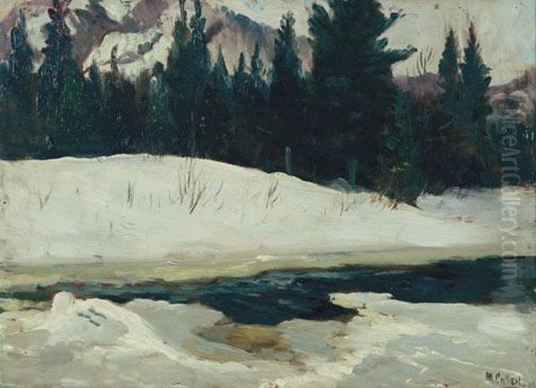 Rapids, North River, Laurentians Oil Painting by Maurice Galbraith Cullen