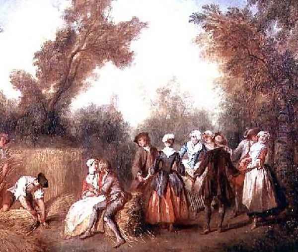 Summer or The Dance Oil Painting by Nicolas Lancret