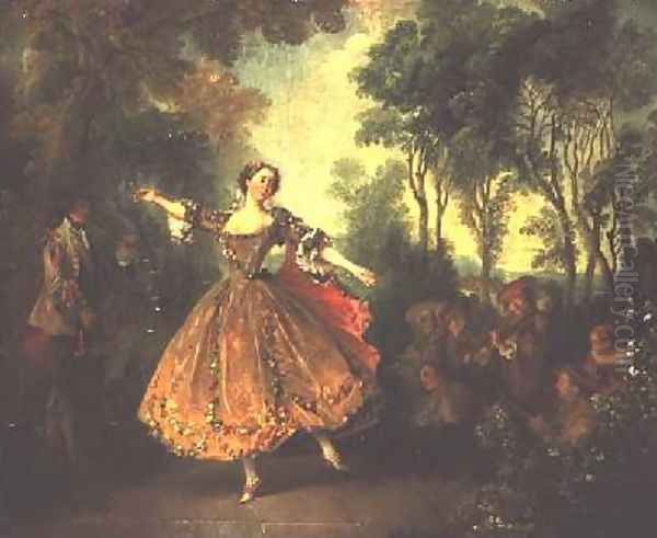 The Dance 2 Oil Painting by Nicolas Lancret