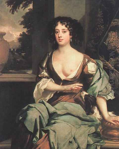 Portrait of Margaret Hughes 1670-75 Oil Painting by Sir Peter Lely