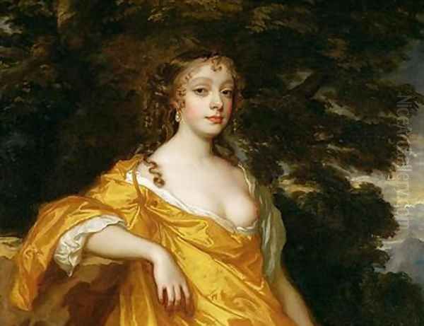 Diana Kirke Later Countess of Oxford Oil Painting by Sir Peter Lely