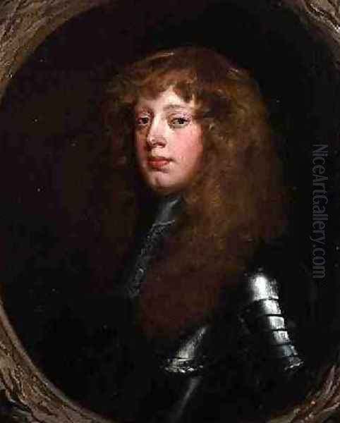 Portrait of the Duke of Richmond in the original Sunderland frame Oil Painting by Sir Peter Lely