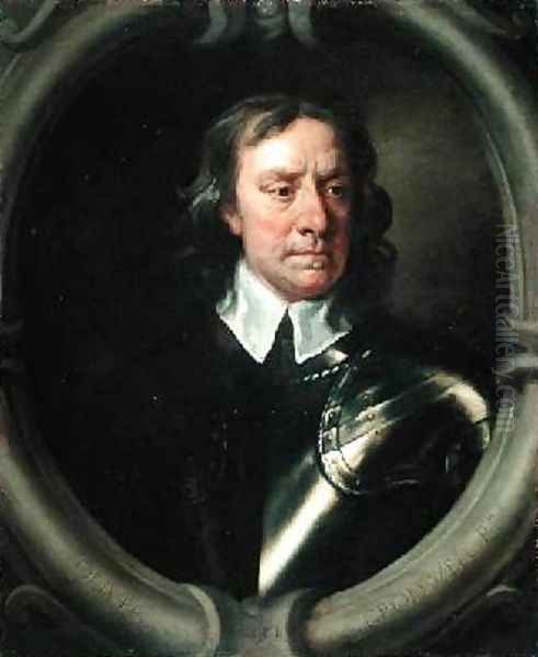 Portrait of Oliver Cromwell 1599-1658 Oil Painting by Sir Peter Lely