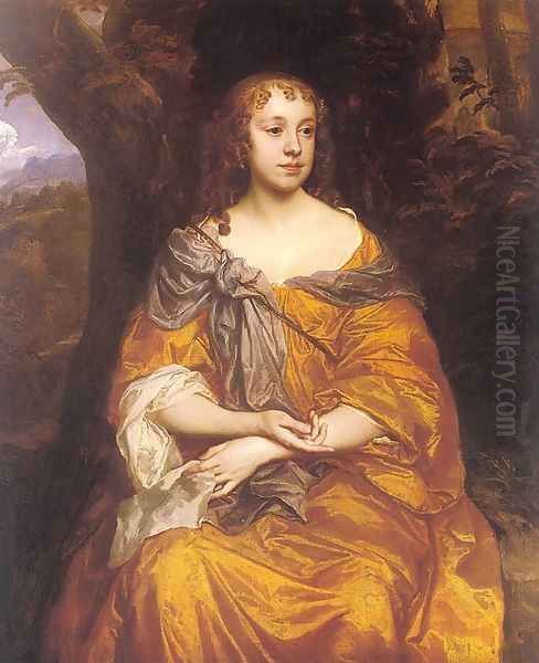 Miss Wharton 1660 Oil Painting by Sir Peter Lely