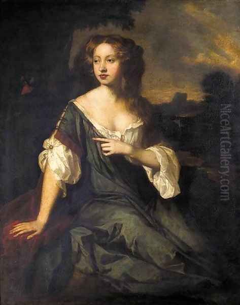 Portrait of Lucy Brydges Oil Painting by Sir Peter Lely