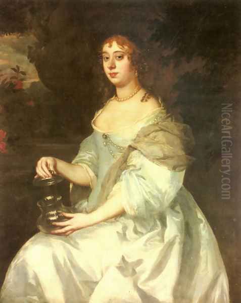 Portrait of Hannah Bulwer Oil Painting by Sir Peter Lely