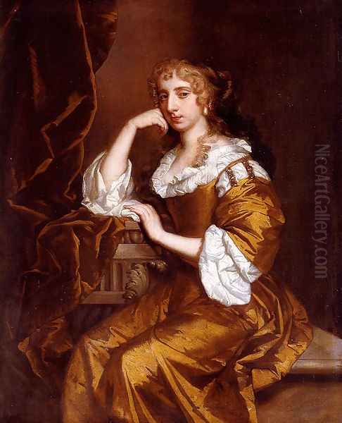 Portrait Of Mrs. Charles Bertie Oil Painting by Sir Peter Lely