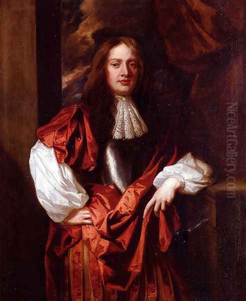 Portrait Of The Hon. Charles Bertie Of Uffington Oil Painting by Sir Peter Lely