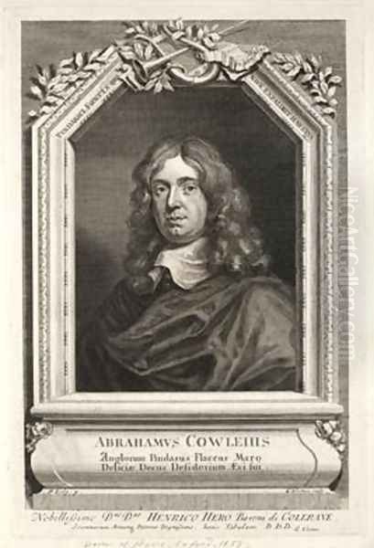 Abraham Cowley Oil Painting by Sir Peter Lely