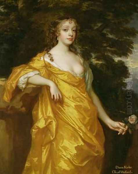 Diana Kirke Later Countess of Oxford 2 Oil Painting by Sir Peter Lely