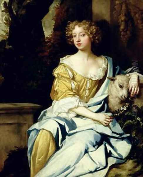 Nell Gwynne 1650-87 2 Oil Painting by Sir Peter Lely