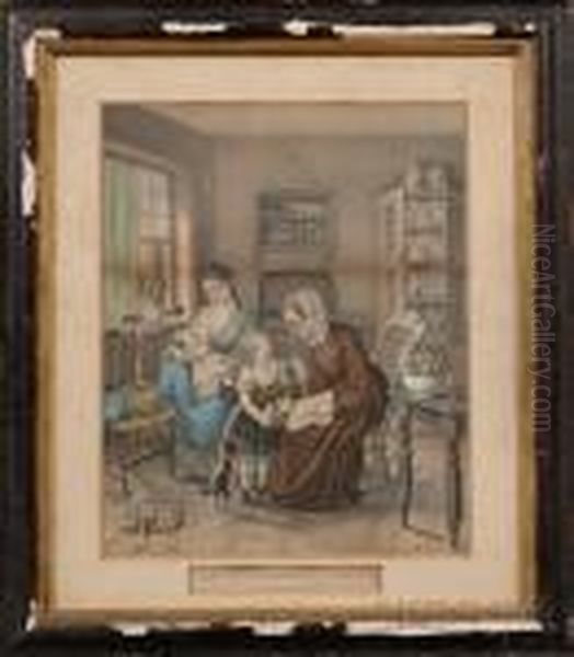 The Little Recruit Oil Painting by Currier & Ives Publishers