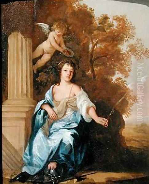 Lady as a Martyr Saint Oil Painting by Sir Peter Lely