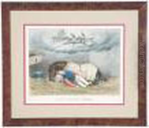 The Jockey's Dream Oil Painting by Currier & Ives Publishers