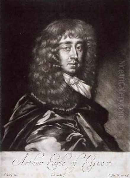 Arthur Capel 1631-83 Earl of Essex Oil Painting by Sir Peter Lely