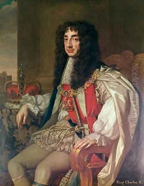 Portrait of Charles II Oil Painting by Sir Peter Lely