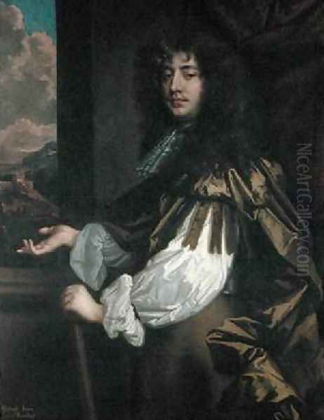 Richard Jones 1641-1712 3rd Earl of Ranelagh Oil Painting by Sir Peter Lely