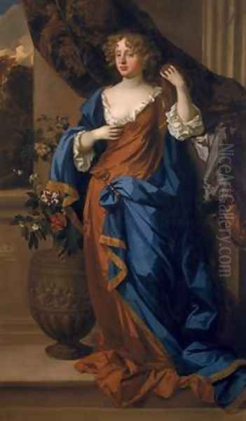 Jane Bickerton, Duchess of Norfolk Oil Painting by Sir Peter Lely