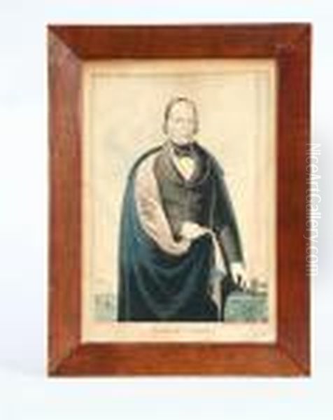 Portrait Of Henry Clay Oil Painting by Currier