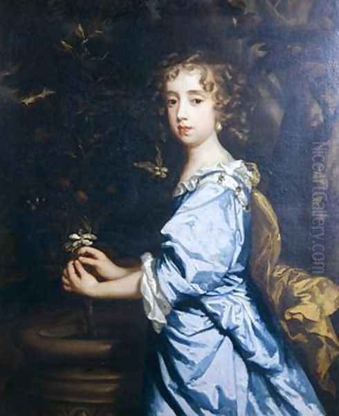 Isabella Dormer aged 8 Oil Painting by Sir Peter Lely