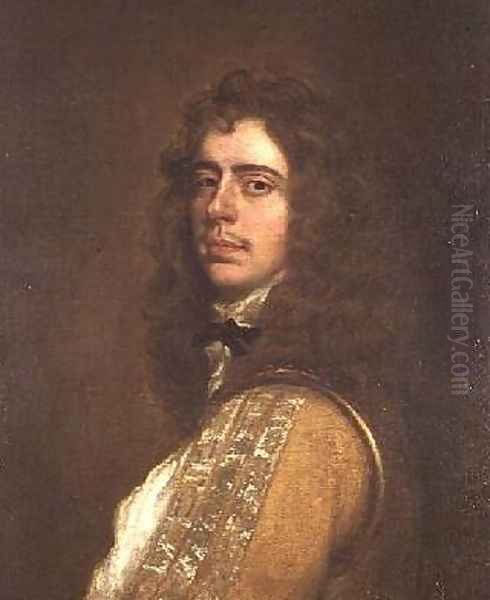 Portrait of a gentleman said to be Prince Rupert 1619-82 Oil Painting by Sir Peter Lely