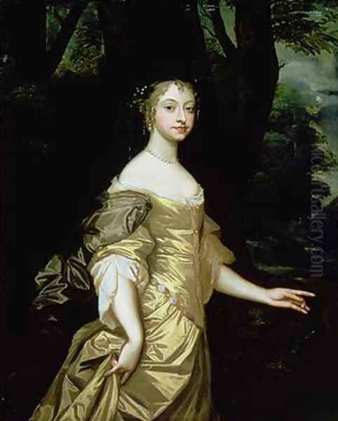 Portrait of Frances Duchess of Richmond 1647-1702 Oil Painting by Sir Peter Lely