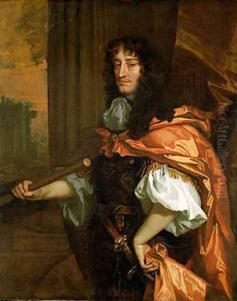 Prince Rupert 1619-82 Oil Painting by Sir Peter Lely