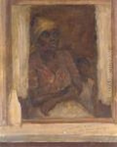 Window In Harlem Oil Painting by John Steuart Curry