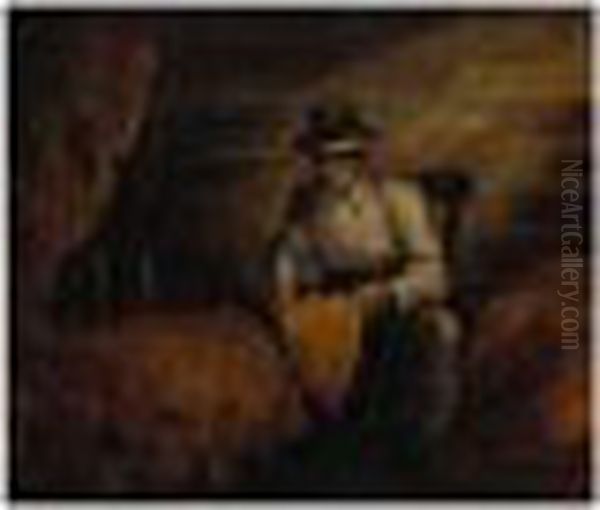 Old Belt Oil Painting by John Steuart Curry