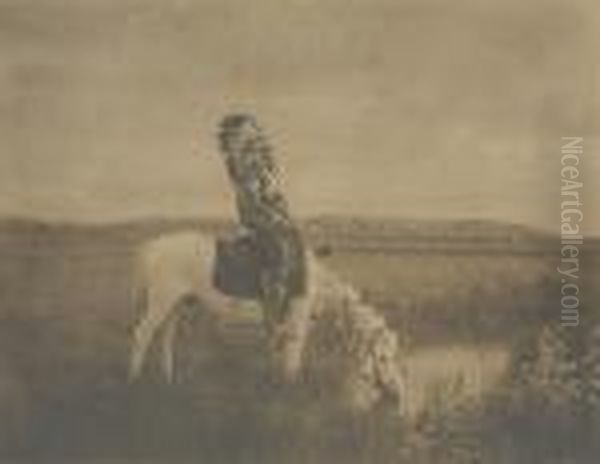 An Oasis In The Badlands by Edward Sherrif Curtis