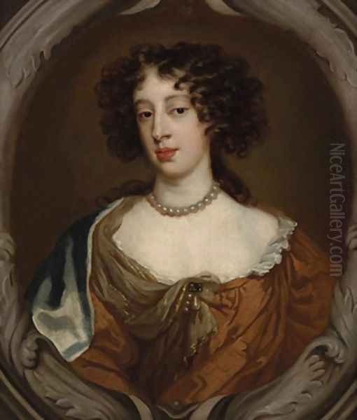 Portrait of Mary of Modena Duchess of York Oil Painting by Sir Peter Lely